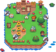 我的农民 Web3 农场地图预览 — 首发版本岛屿场景